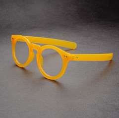 Classic Round Thick Frame Sunglasses For Men Women Outdoor Glasses UV Protection