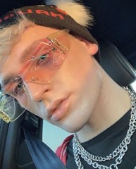 Party Rimless Irregular Design Sunglasses For Both Men Women Street Exquisite