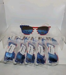 New 12 Pairs of Sunglasses USA American Flag 4th Of July America 250th Birthday
