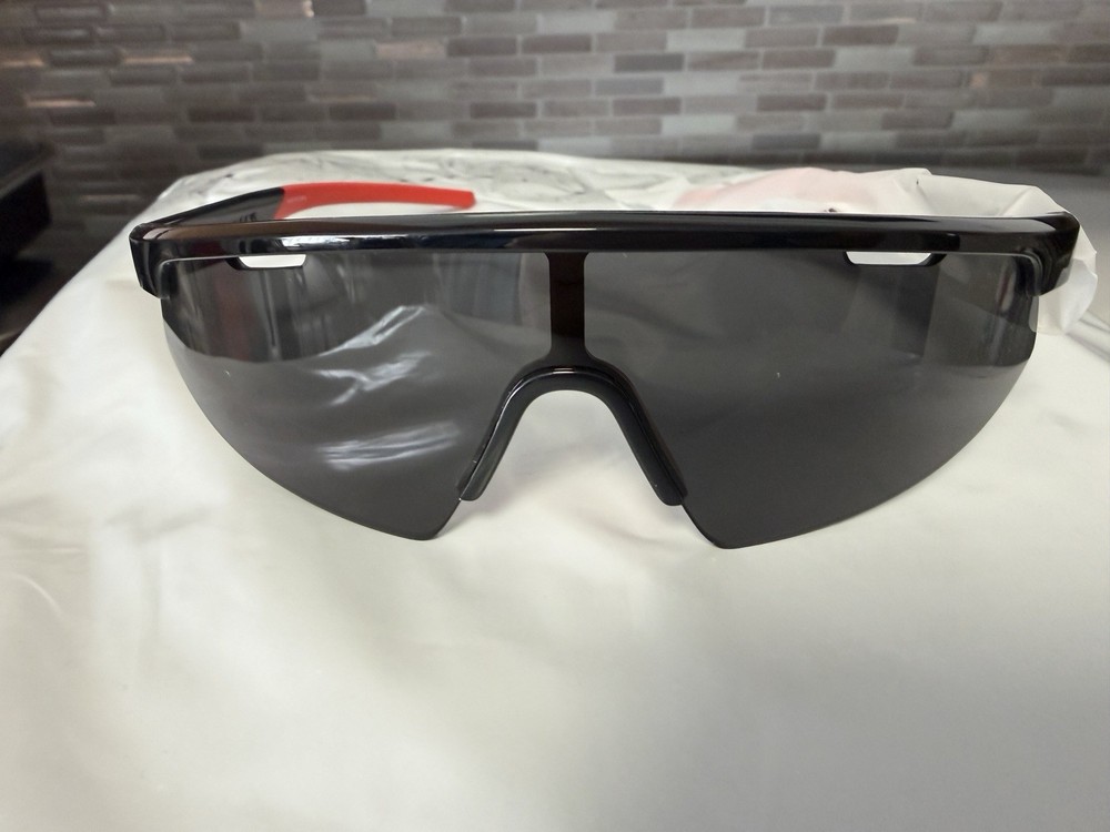 Ferrari Scuderia Sunglasses FZ6004U Black Shield Wraparound Sport Men’s NEW