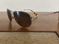 Vintage Maui Jim Sunglasses MJ-245-16 Made in Japan 56-18-137 Gold Tortoise