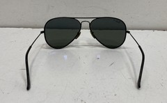 Ray-Ban Unisex Aviator Sunglasses Black Polarized Classic Metal Frame