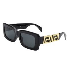 Retro Square Thick Frame Unisex Sunglasses Luxury Designer Fashion UV Protection