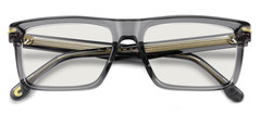 Carrera 343 KB7 Grey/Blue Mirror Rectangular Men’s Eyeglasses