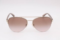Michael Kors Barcelona Brown/Brown Aviator Mk1048 Sunglasses 57-15-140