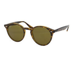 Ray-Ban R1053 Polished Light Havana/Brown RB2180 Round Sunglasses 49 mm