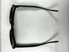 Blue Mirror Lenses Matte Black Frames Square Sunglasses 908P MADE IN CHINA