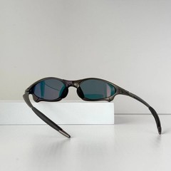 Vintage Oakley Penny X-Metal Gray Frame Ruby Lens Rare Sunglasses