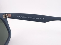 Ray-Ban Sunglasses, Wayfarer RB 2140 6061/40 3N Matte Blue, 50-22-150, Italy