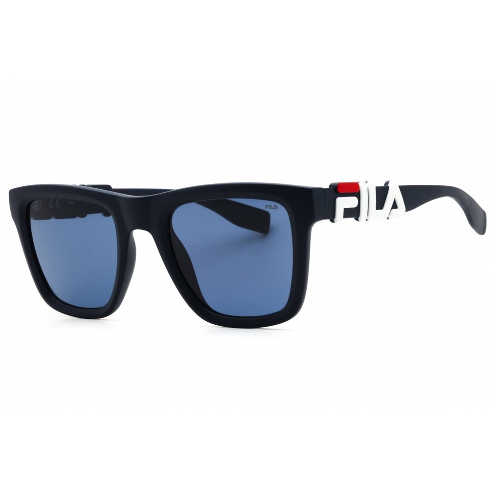 Fila Men’s Sunglasses Matte Blue Injected Propionate Full Rim Square SF9416 0C03