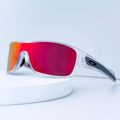 Oakley Turbine Rotor OO9307 Transparent Grey Frame Prizm Ruby Sunglasses W/Box