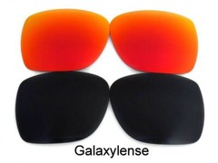 Galaxy Replacement Lenses For Oakley MainLink Sunglasses Black/Red Polarized