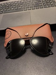 Ray-Ban Aviators RB3025 58mm. Gunmetal Frames w/ Dark Grey Tinted Lenses. New.