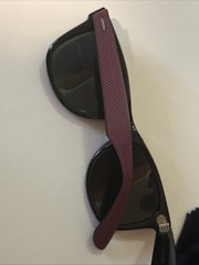 Ray Ban Bausch Lomb B&L Sunglasses Wayfarer 50mm Vintage Pink Black Neat Street