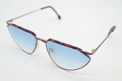 Vintage Sunglasses Mondi by METZLER 5320 282 Purple Gold Multicolor Oval