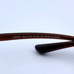 Maui Jim MJ 211-26 KIHEI Sunglasses Brown 57-16-140 Made in Japan