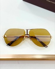 Tom Ford Rickie Sunglasses TF1281 Gold/Yellow 63-10-135mm With Case New