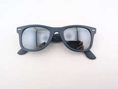 Ray-Ban Sunglasses, Wayfarer RB 2140 6061/40 3N Matte Blue, 50-22-150, Italy