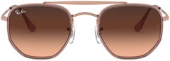 Ray-Ban 0Rb3648M The Marshal Ii Irregular Sunglasses – Copper / Pink Gradient