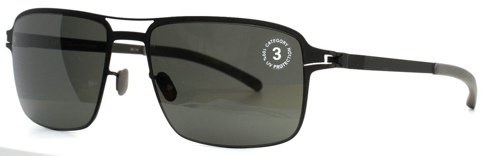 MYKITA Chester 002 Black Mens Aviator Full Rim Sunglasses 56-18-140 B:42