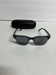 Sun Trends ST220 Polarized Sunglass Frame 53-18-140 Black/Clear Plastic