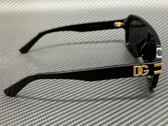 DOLCE & GABBANA DG4507 501 87 Black Grey Men’s 65 mm Sunglasses