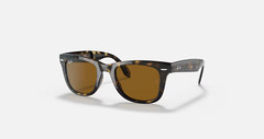 Ray-Ban Wayfarer Folding Classic Tortoise / Brown B-15 Sunglasses RB4105 710 54