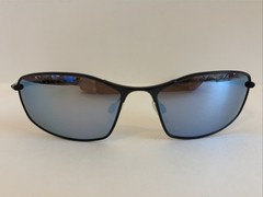 Oakley Whisker Polarized Sunglasses OO4141-1160 Satin Black/Prizm Deep Water EUC
