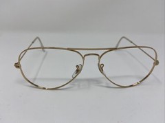 Ray Ban Sunglasses Frame RB3025 001 Aviator Polished Gold 58mm 58-14 ITALY ID88