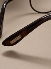 Tom Ford TF180 Iris Sunglasses Burgundy Metal Frame 62-11-130 Made in Italy