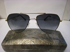 Sean John SJMO S3001 Aviator Style Sunglasses Shiny Gold/Black 59-16-150 W/ Case