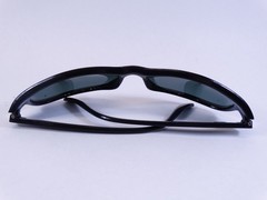 Vtg B&L Ray-Ban W1847 Glossy Black UV Predator Men In Black Wrap w/Case