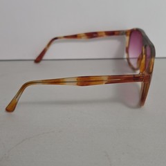Vintage 80s Jantzen Aviator Sunglasses Purple Gradient Lenses Tortoise Frame