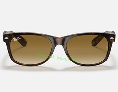 Ray-BanRB2132 NewWayfarer Sunglasses 55mm Havana Frame Light Brown Gradient Lens