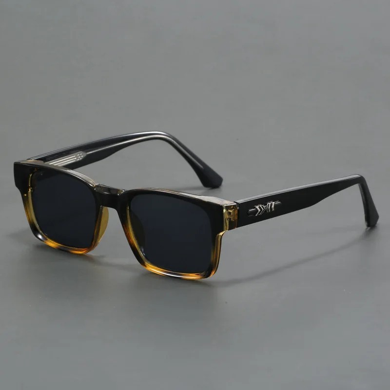 Quality Square Polarized Sunglasses Men Metal Core UV400 Unisex Sun Glasses Trav