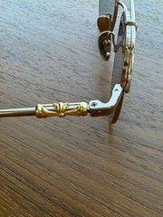 Chrome Hearts Oralgami RGP Gold Aviator Sunglasses Authenthic w/ case/cloth JP