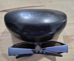 Target, Unisex Adult Wrap Style Sunglasses With Vlack Clam Shell Case (T4-B7)