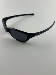 Oakley Fives 2.0 Matte Black Frame Grey Lens Silver Icons 03-418 RARE