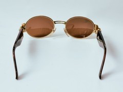 Versace S71 Col 07M Vintage Tortuga Gold Medusa Steampunk Sunglasses 48-20