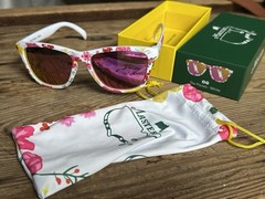 Masters 2026 goodr OG The Florals – White Floral Frame Mirrored Pink Lenses