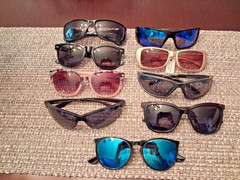 Lot of 9 Pair of Used Unisex Adult Sunglasses Elvex Ted Baker SC
