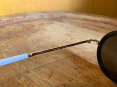 USED CUTLER AND GROSS ROUND SUNGLASSES 1277 C:01 44MM