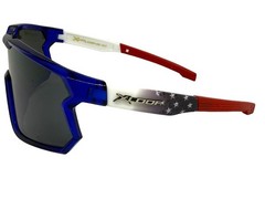 Oversize Sporty Wrap Around Large SUNGLASSES For Men Patriotic American USA Flag