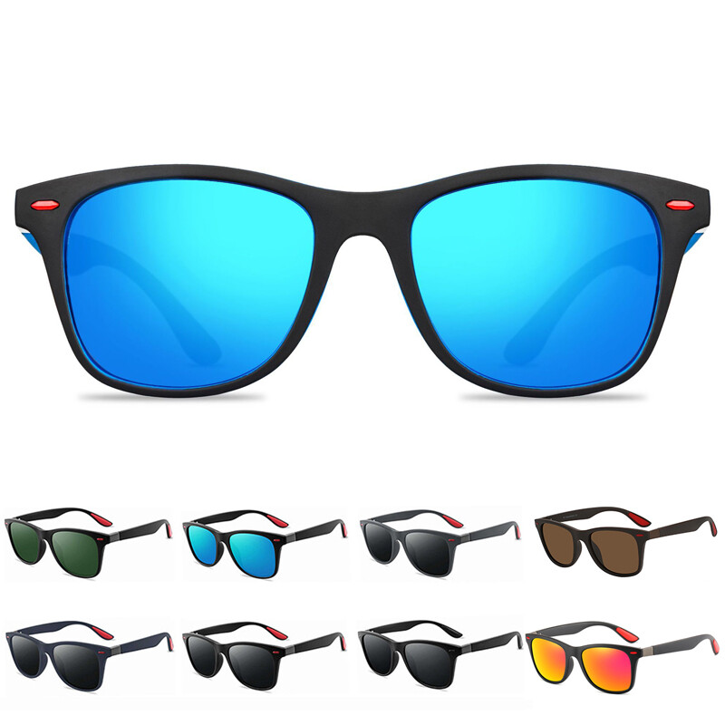 Classic Polarized Sunglasses Lightweight Fashion Square Frame Driving Sunglasses