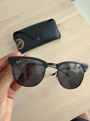 Rayban Black clubmaster metal Unisex
