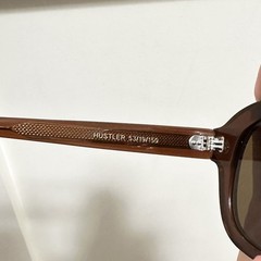 $400 Lowercase NYC Sunglasses Hustler Sun Brown Espresso 53/19/150 New York City