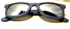 Ray-Ban Wayfarer Cosmo Mercury Blue/Purple Color Changing Iridescent RB2140 6113