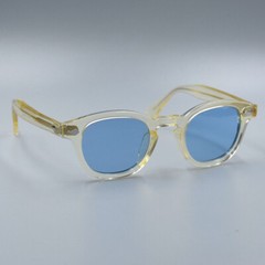 Brand Men classic blue sunglasses Women flesh glasses Johnny Depp blue glasses