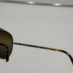 VTG Ray Ban RB3625 9196G5 Gold Tone Aviator Polarized Unisex 58 mm Sunglasses