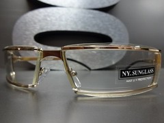 Classy Elegant Modern Contemporary Clear Lens Day Night SUN GLASSES Sleek Frame